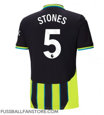 Manchester City John Stones #5 Replik Auswärtstrikot 2024-25 Kurzarm